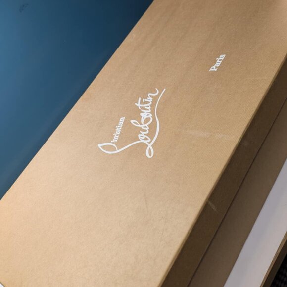 Christian Louboutin Black Leather Tall Boots - Picture 1 of 12